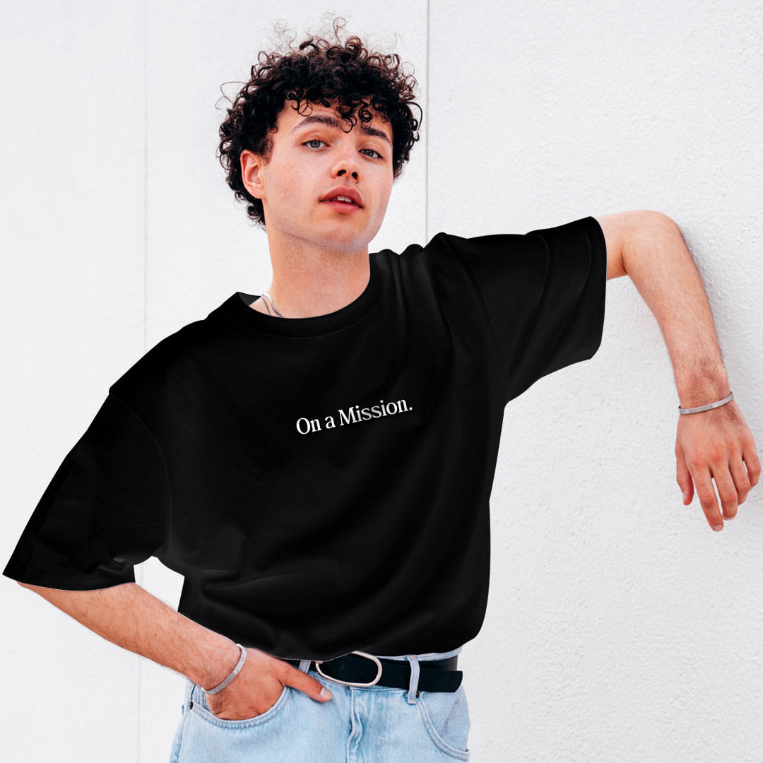 On A Mission Oversized T-Shirt